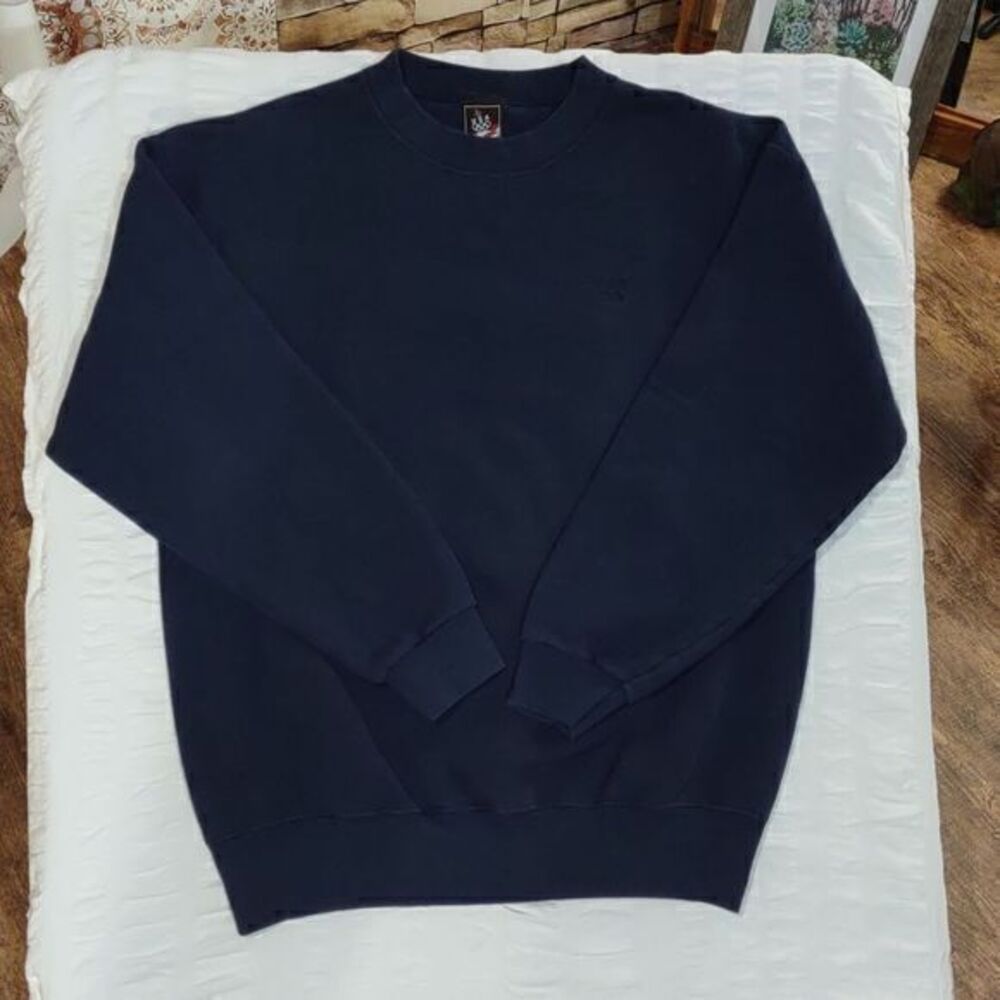 Vintage 90s JCPenney Navy Blue USA‎ Olympics Brand Sweatshirt Sz LT